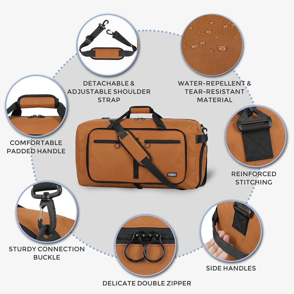 65L Duffle Bag Foldable Travel Duffel Bags for Men Women Travel Bag