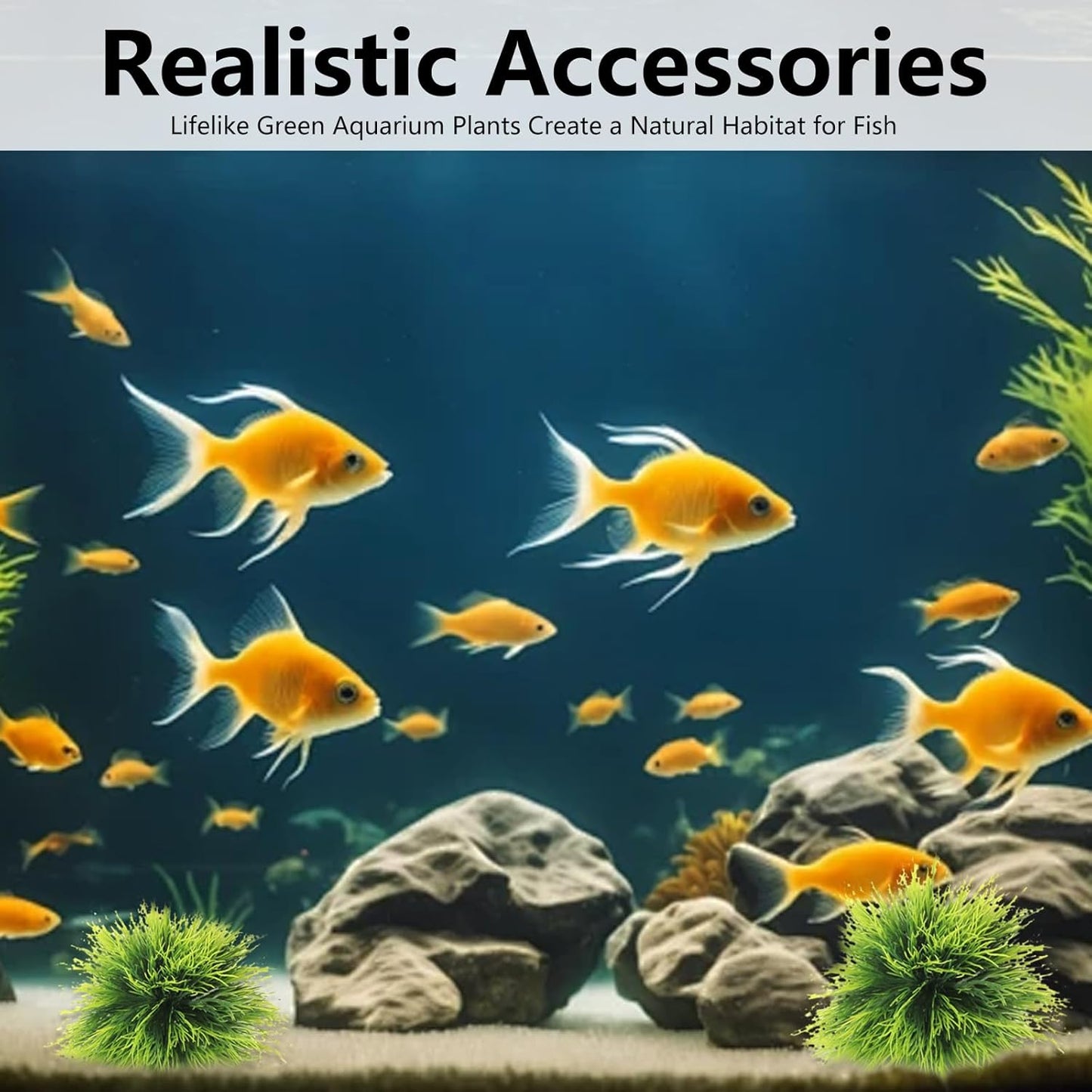 2PCS Realistic Aquarium Plants Artificial Grass for Fish Tank Aquarium Grass Small Soft Plastic Fake Plants Turtle Decorations Mini Fish Tank Ornament Green Plant Set