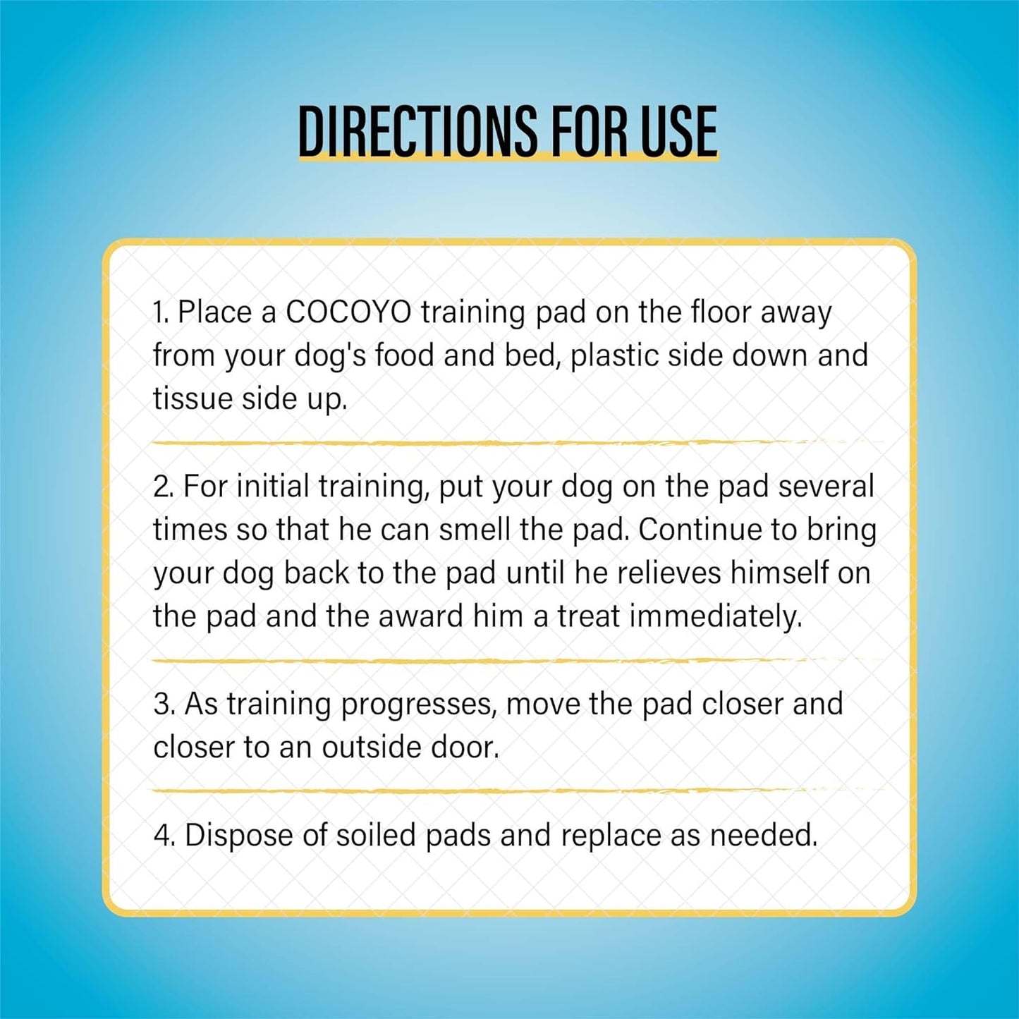 Best Value 22"x22" Dog Training Pads 50 Count | Dog Pee Pads | Super Absorbent Puppy Pads,White