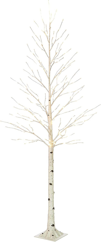 Lighted White Birch Tree 6FT, Twig Tree with Lights Plug in for Christmas Wedding Party Easter Decorations Indoor Outdoor Use