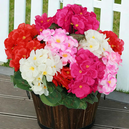 Fake Flowers,4 PCS Artificial Flowers Bouquets of Silk Peony for Home Decor