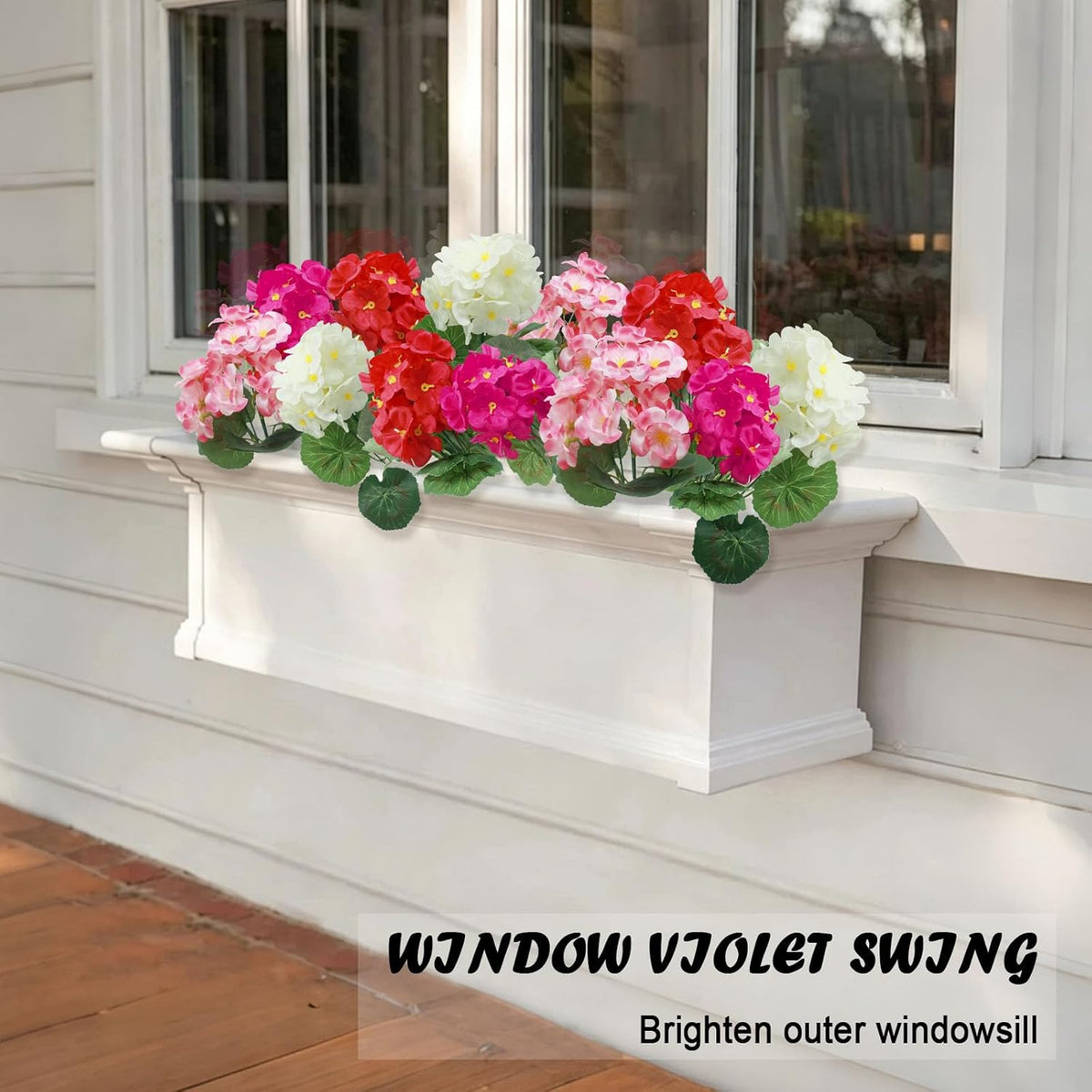 Fake Flowers,4 PCS Artificial Flowers Bouquets of Silk Peony for Home Decor