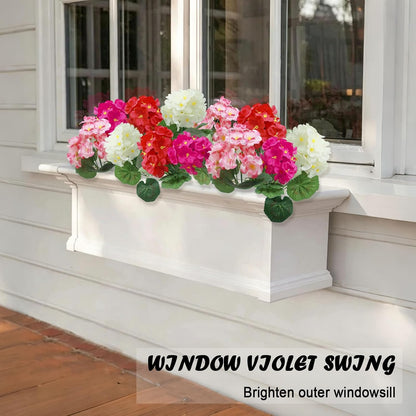 Fake Flowers,4 PCS Artificial Flowers Bouquets of Silk Peony for Home Decor