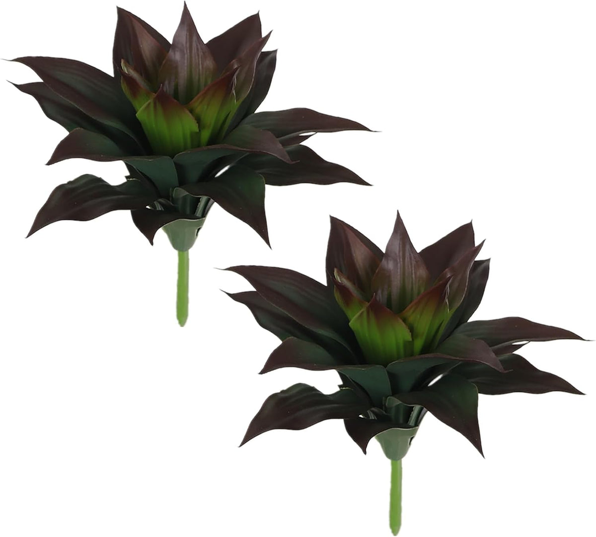 2 Pcs Large Agave Plants Artificial Succulents Fake Succulents Unpotted for Family Office Decor