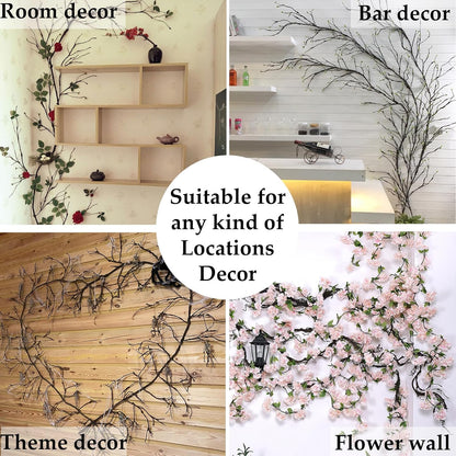 118" Fake Tree Willow Leaves Branches Twig Garland Hanging Decor