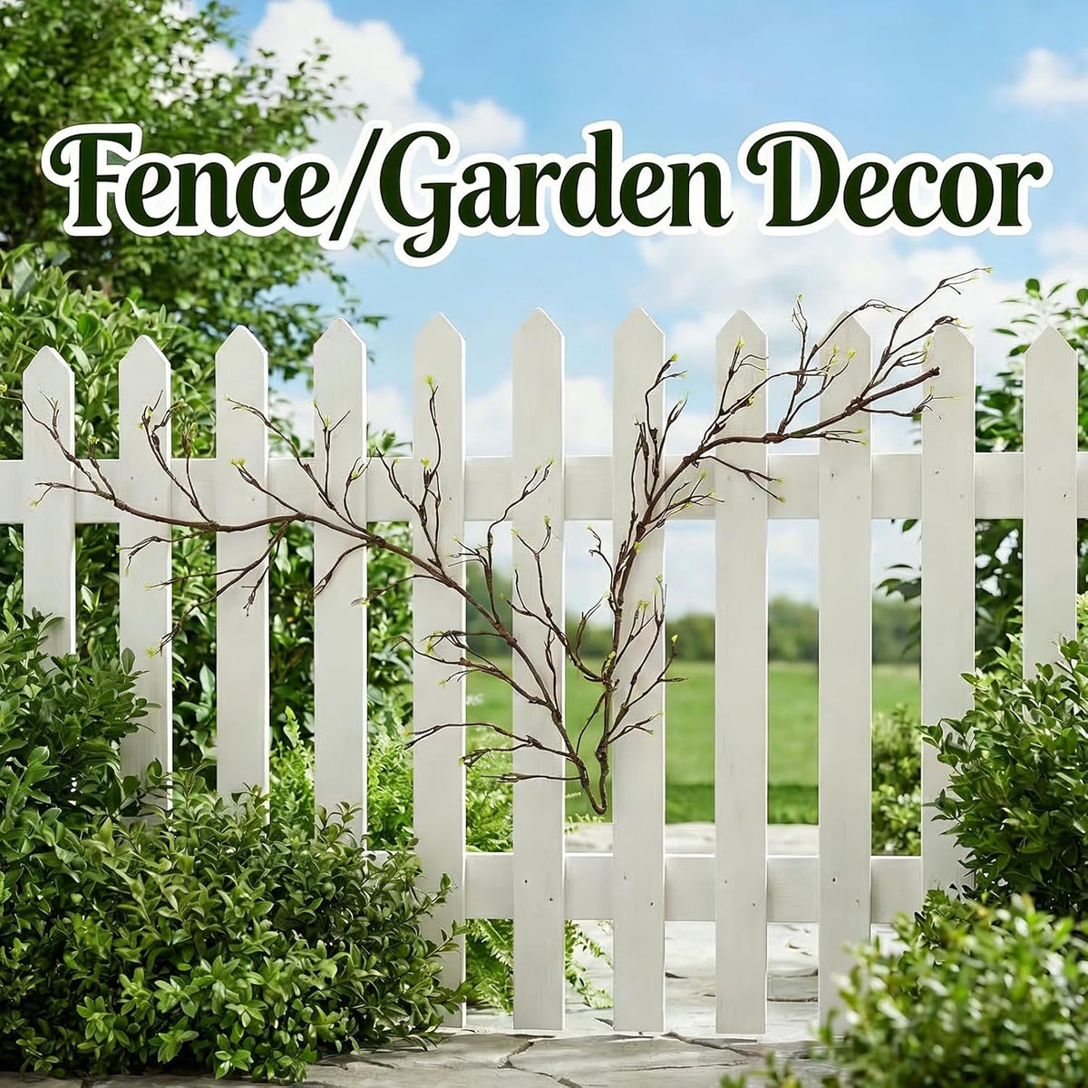118" Fake Tree Willow Leaves Branches Twig Garland Hanging Decor
