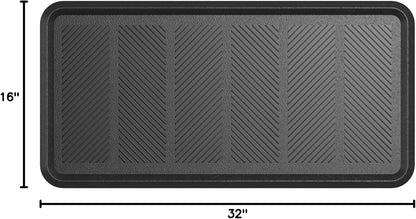 Artificial Grass Puppy Potty Training Pad with Tray, 15" x 30" Reusable Pee Pad for Small Pets and Dogs