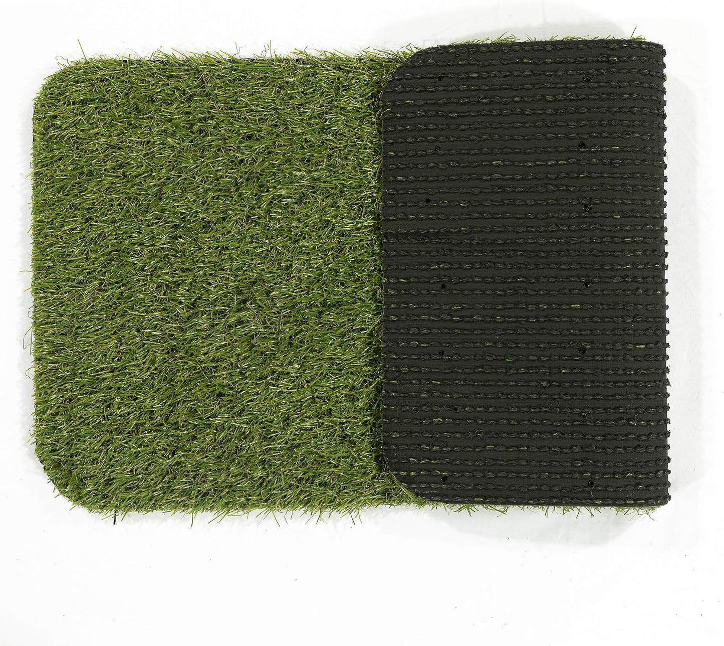 Artificial Grass Puppy Potty Training Pad with Tray, 15" x 30" Reusable Pee Pad for Small Pets and Dogs