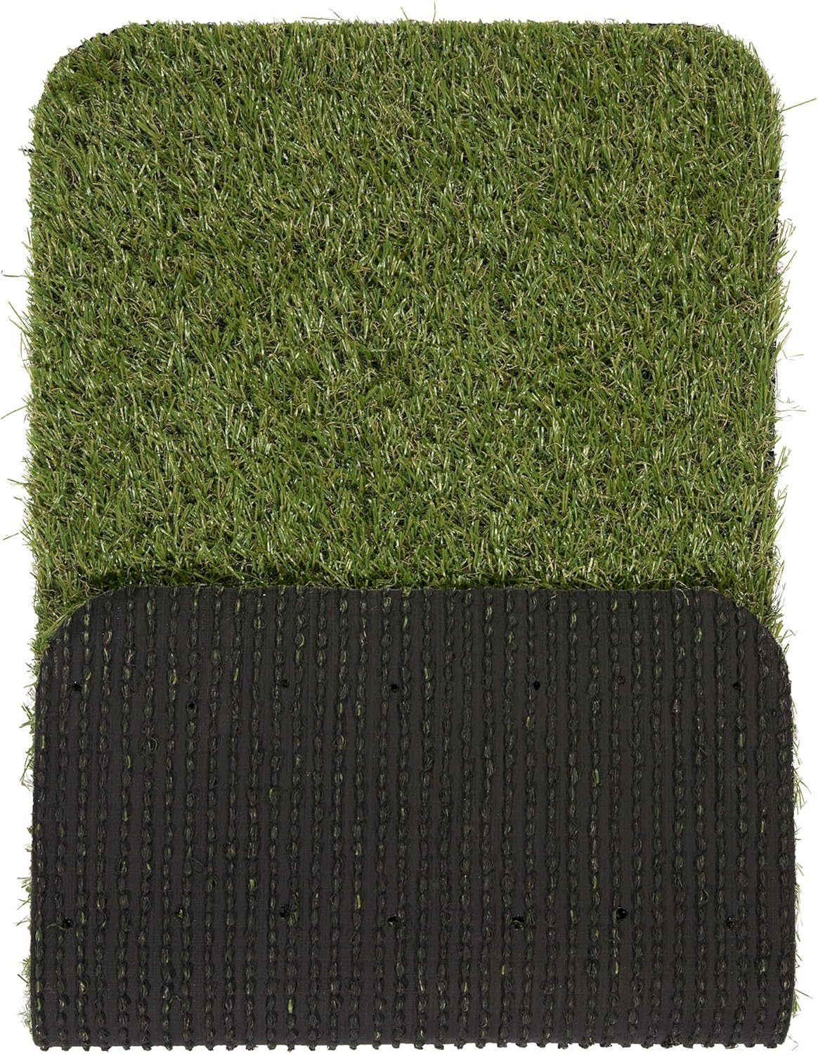Artificial Grass Puppy Potty Training Pad with Tray, 15" x 30" Reusable Pee Pad for Small Pets and Dogs