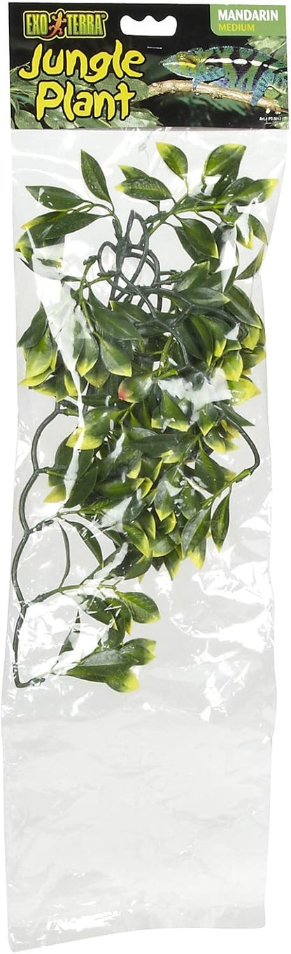 Plastic Terrarium Plant, Small, Mandarin