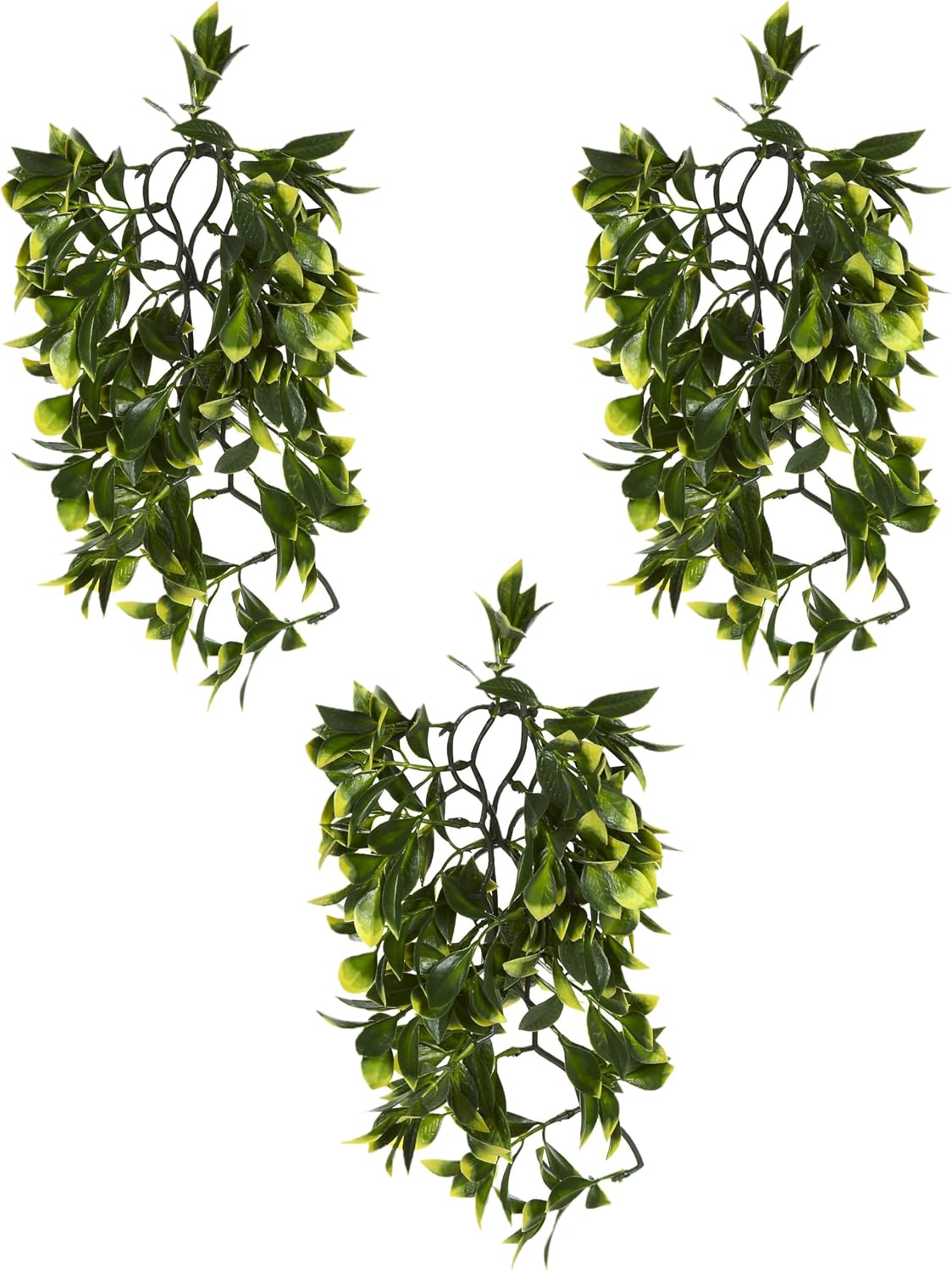 Plastic Terrarium Plant, Small, Mandarin