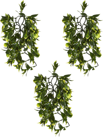 Plastic Terrarium Plant, Small, Mandarin