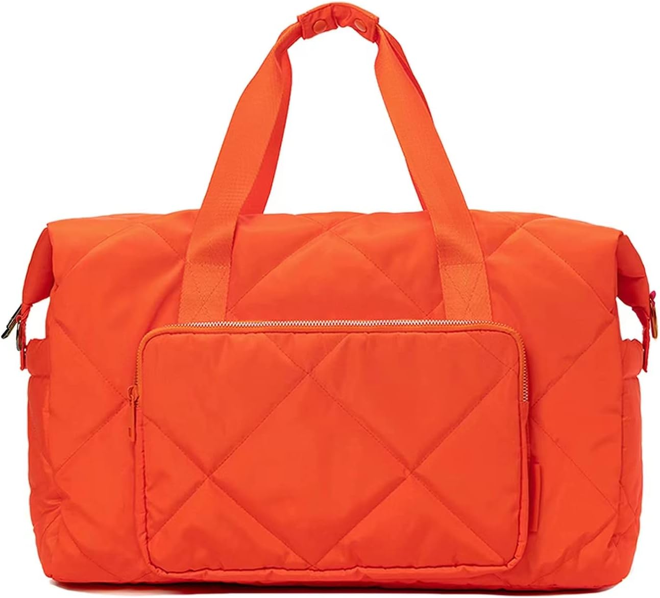 Sports Tote Gym Bag for Women, Travel Duffel Bag, Shoulder Weekender Overnight Bag for Women Girls Travel, Gym, Yoga (Fluorescent Green)
