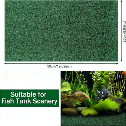Turtle Basking Platform, Turtle Aquarium Basking Artificial Grass Turf Basking Platform Accessories Grass Lawn, Pet Turf Artificial Fake Grass Mat