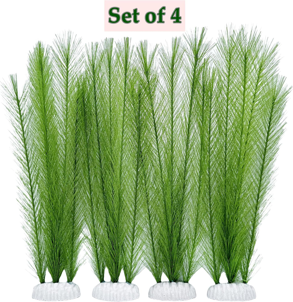 Plastic Fish Tank Plants Soft Silk Water Grass for Terrarium Simulate Plants and Aquarium Landscape(12")