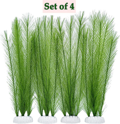 Plastic Fish Tank Plants Soft Silk Water Grass for Terrarium Simulate Plants and Aquarium Landscape(12")