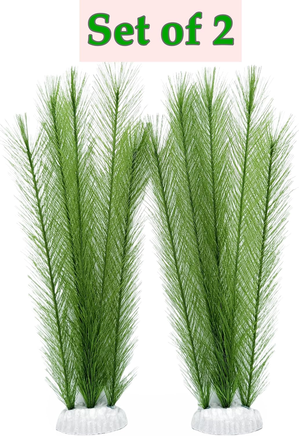 Plastic Fish Tank Plants Soft Silk Water Grass for Terrarium Simulate Plants and Aquarium Landscape(12")
