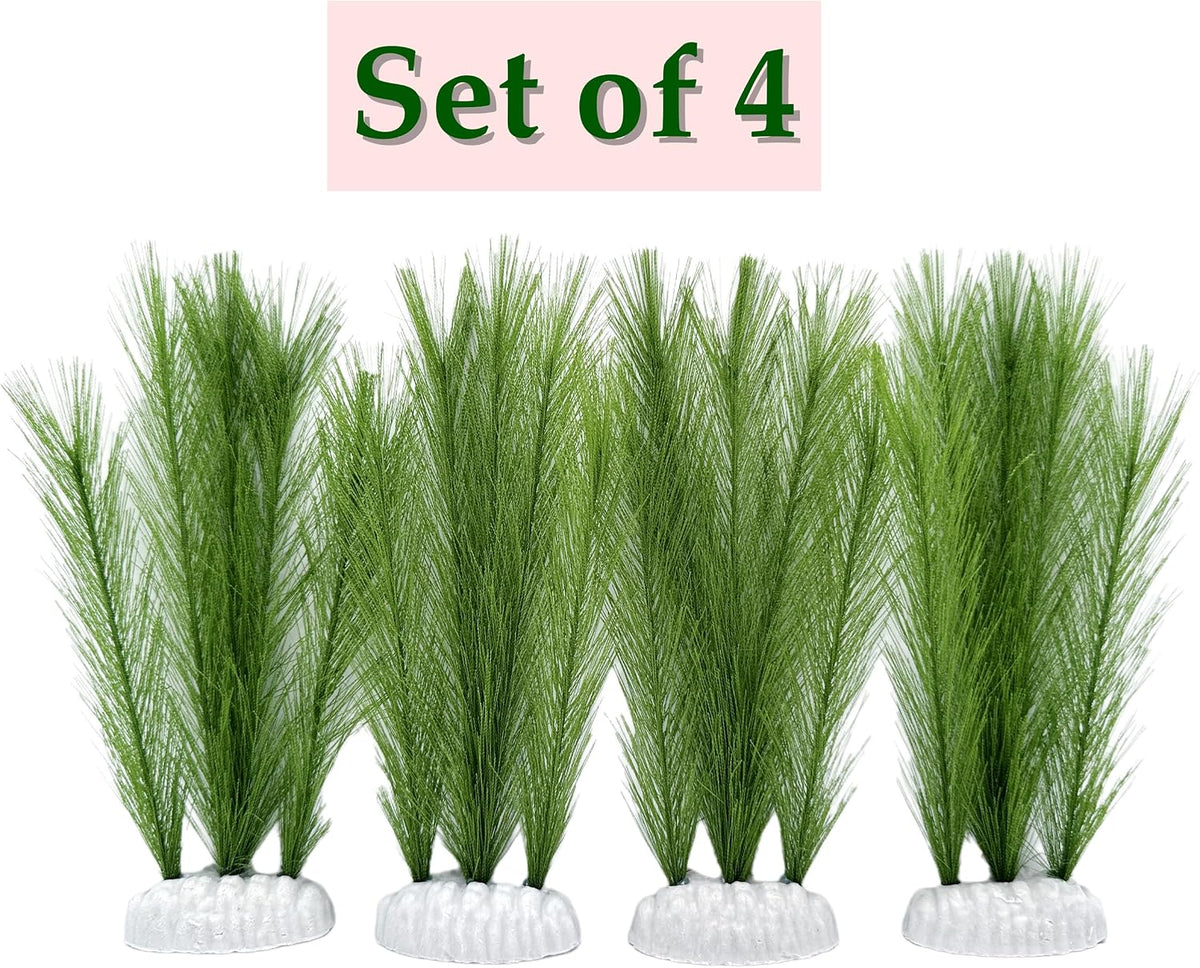 Plastic Fish Tank Plants Soft Silk Water Grass for Terrarium Simulate Plants and Aquarium Landscape(12")