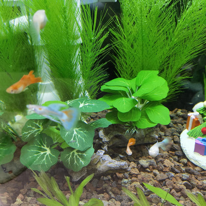Plastic Fish Tank Plants Soft Silk Water Grass for Terrarium Simulate Plants and Aquarium Landscape(12")