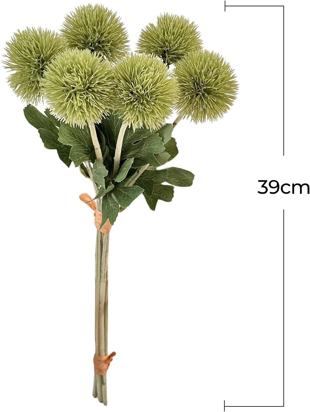 18 PCS Artificial Dandelion Flowers with Stems, 15 Inch Plastic Fake Flower Plants Look Real Decorative Floral Bouquet for Baby Shower Party Wedding Arrangements DIY, White