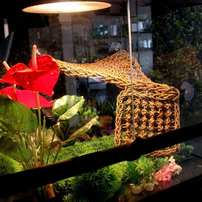 PIVBY Bearded Dragon Hammock, Bearded Dragon Tank Accessories, Flexible Reptile Jungle Vines Terrarium Decor for Chameleon, Lizards, Crested Geckos, Snakes, Lguana, Amphibian Reptiles Habitats