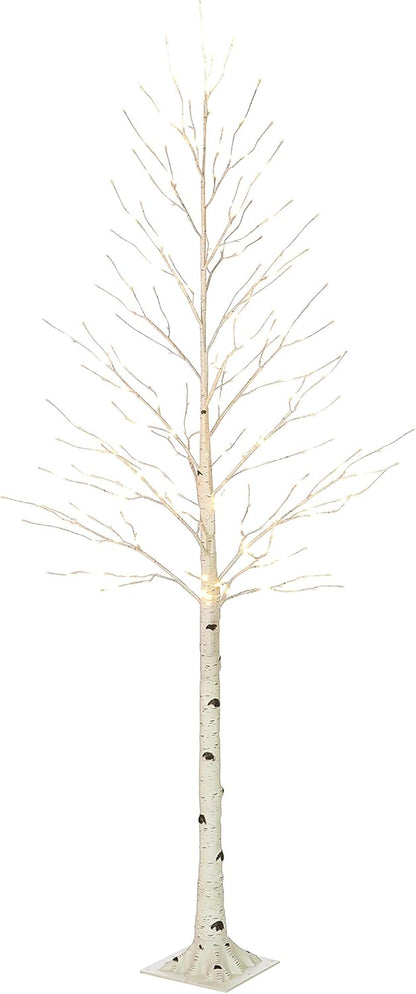 Lighted White Birch Tree 6FT, Twig Tree with Lights Plug in for Christmas Wedding Party Easter Decorations Indoor Outdoor Use