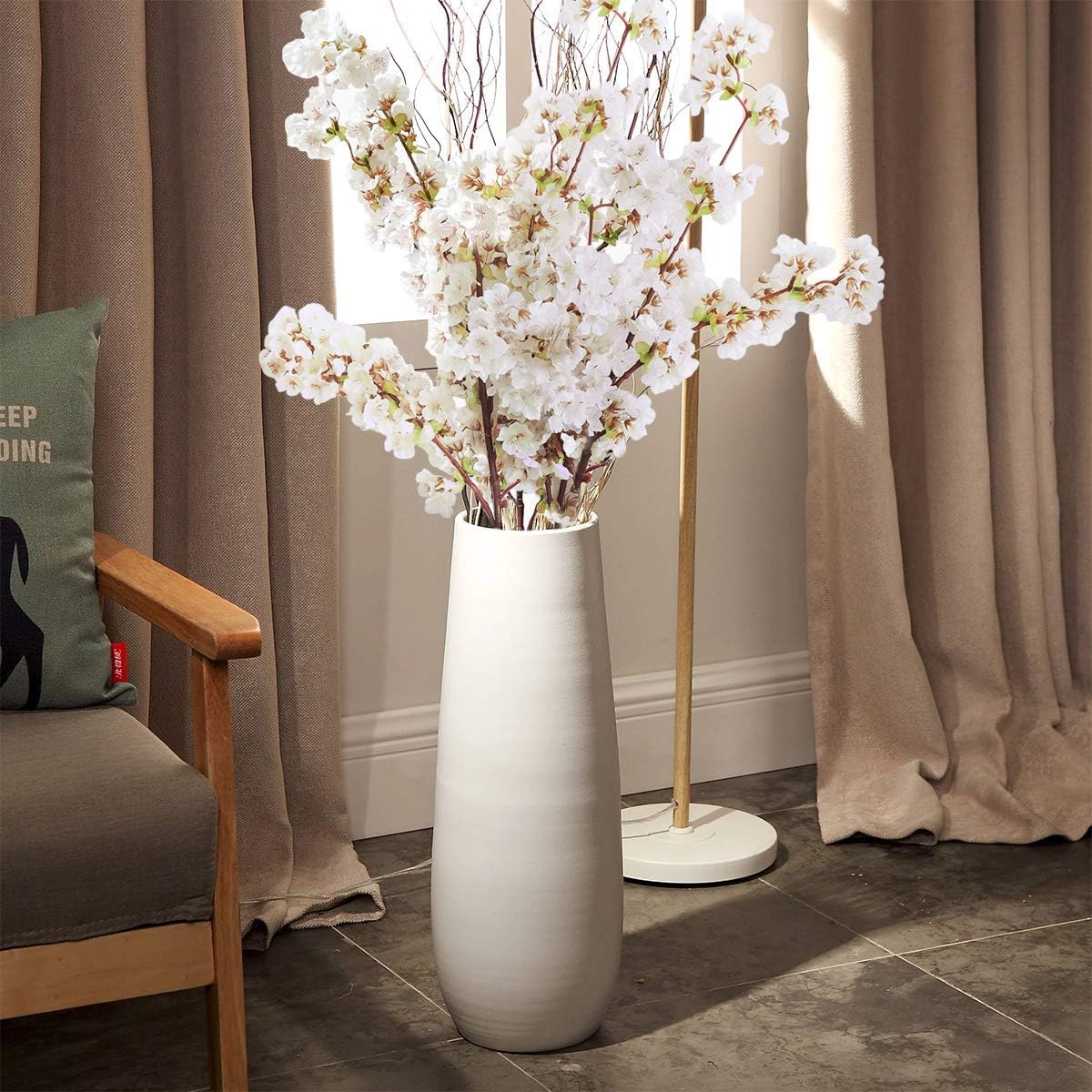 3 Pcs Artificial Cherry Blossom Branches 39'' Cherry Blossom Tree Decor