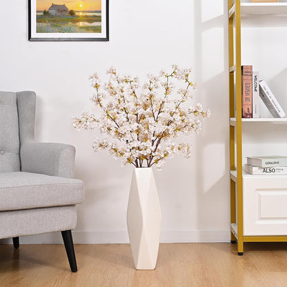 3 Pcs Artificial Cherry Blossom Branches 39'' Cherry Blossom Tree Decor