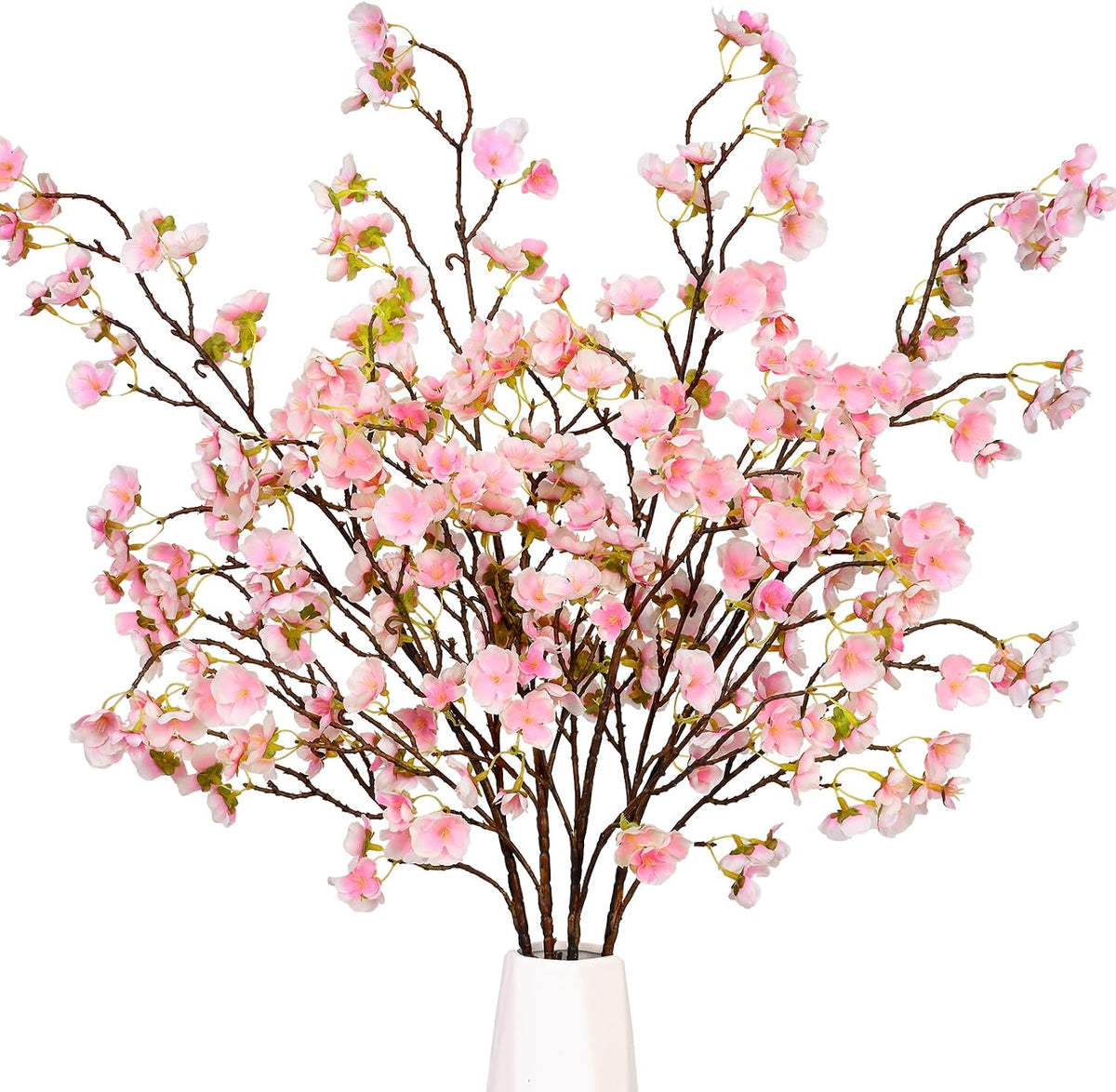 3 Pcs Artificial Cherry Blossom Branches 39'' Cherry Blossom Tree Decor