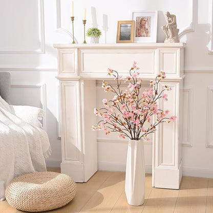 3 Pcs Artificial Cherry Blossom Branches 39'' Cherry Blossom Tree Decor