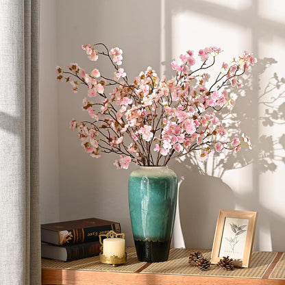 3 Pcs Artificial Cherry Blossom Branches 39'' Cherry Blossom Tree Decor