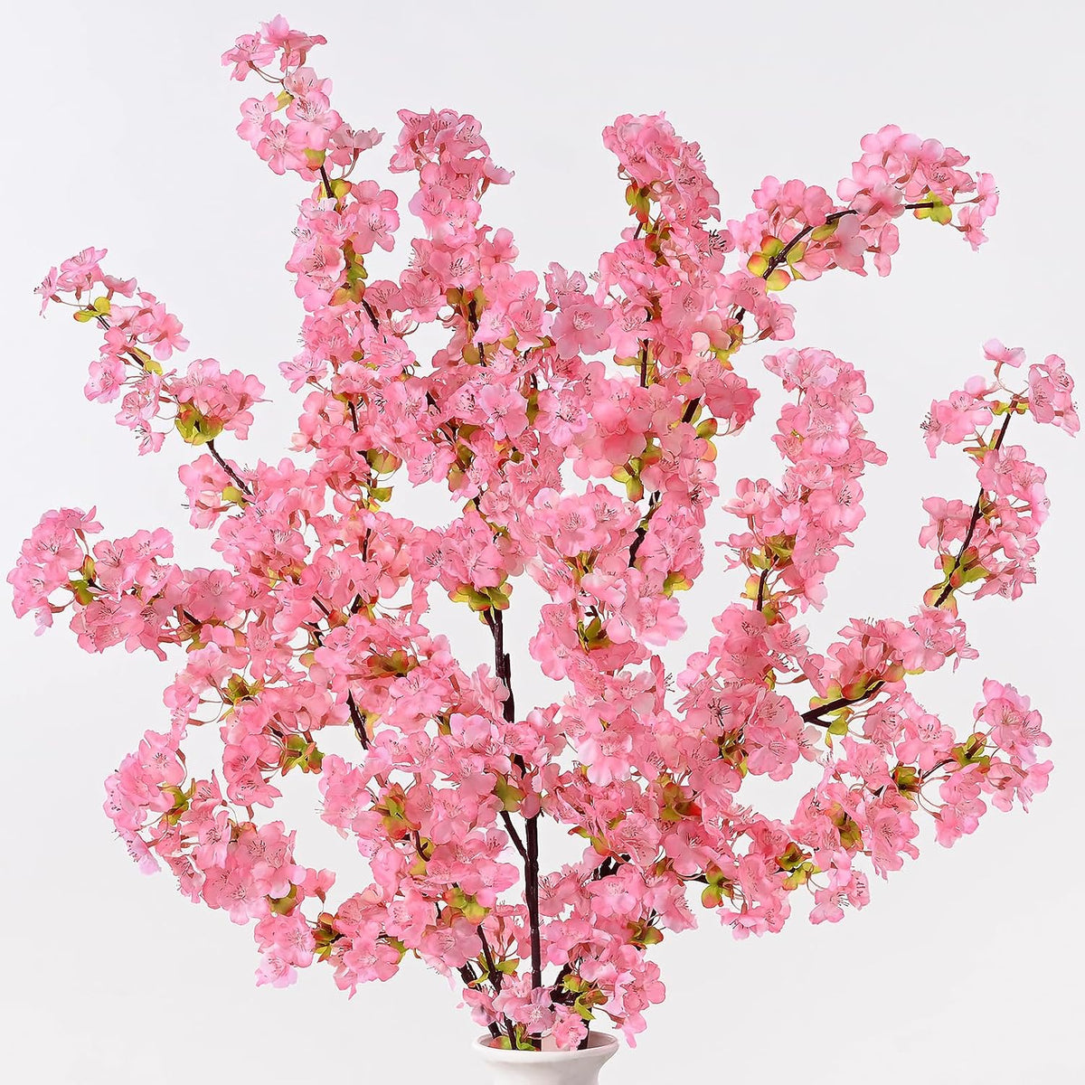 3 Pcs Artificial Cherry Blossom Branches 39'' Cherry Blossom Tree Decor