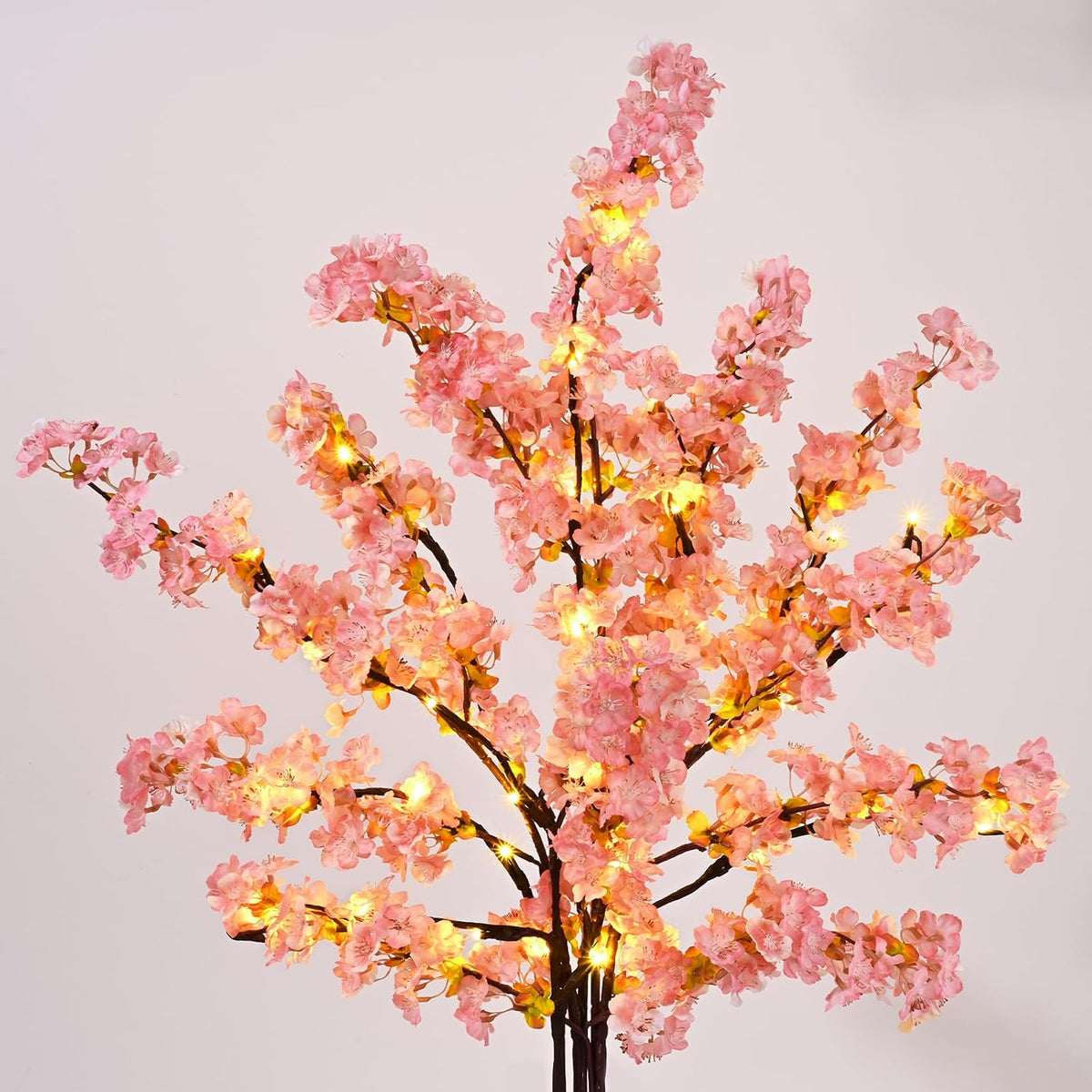 3 Pcs Artificial Cherry Blossom Branches 39'' Cherry Blossom Tree Decor