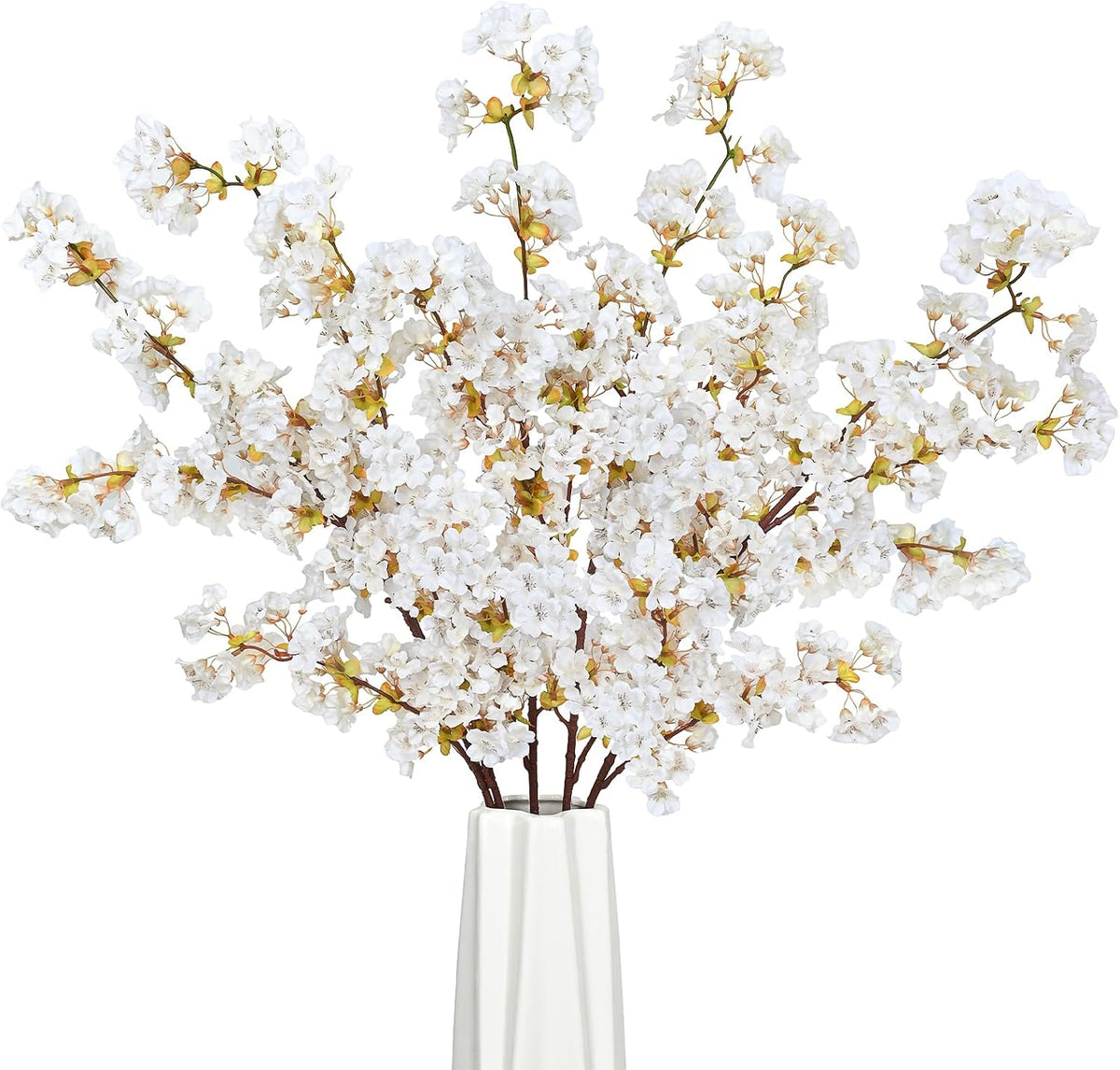 3 Pcs Artificial Cherry Blossom Branches 39'' Cherry Blossom Tree Decor