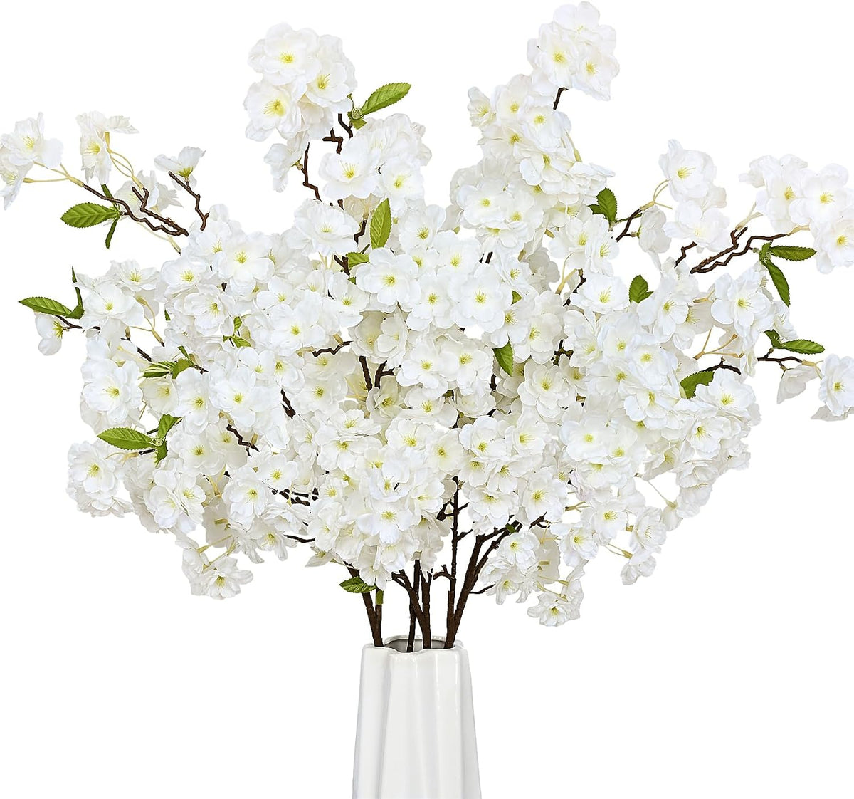 3 Pcs Artificial Cherry Blossom Branches 39'' Cherry Blossom Tree Decor