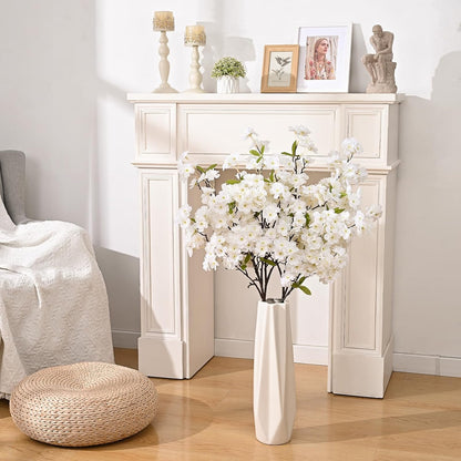 3 Pcs Artificial Cherry Blossom Branches 39'' Cherry Blossom Tree Decor
