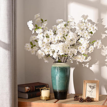 3 Pcs Artificial Cherry Blossom Branches 39'' Cherry Blossom Tree Decor