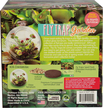 Cactus Succulent Glass Terrarium Starter Kit from - Grow Your Own Indoor Desert Terrariums - Includes Live Cacti Plants and Easy Setup with Complete Terrarium Supplies