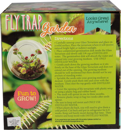 Cactus Succulent Glass Terrarium Starter Kit from - Grow Your Own Indoor Desert Terrariums - Includes Live Cacti Plants and Easy Setup with Complete Terrarium Supplies