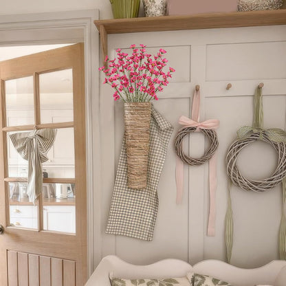 10 Pcs Artificial Wildflowers with Stems Bulk Silk Spring Flowers 21 Inch Fake Forsythia Branches White Faux Wildflowers Floral Arrangements for Home Decor Indoor Outdoor Wedding Centerpieces