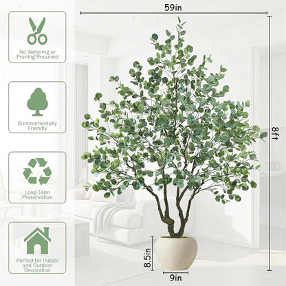Artificial Cherry Blossom Tree 6FT, Pink Faux Floor Tree