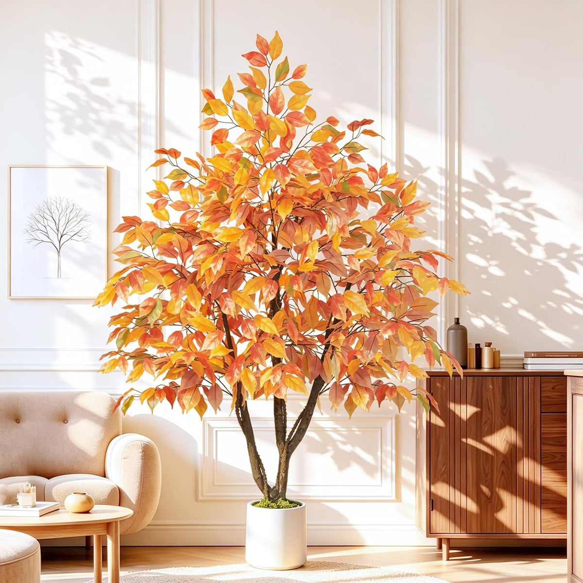 Artificial Cherry Blossom Tree 6FT, Pink Faux Floor Tree