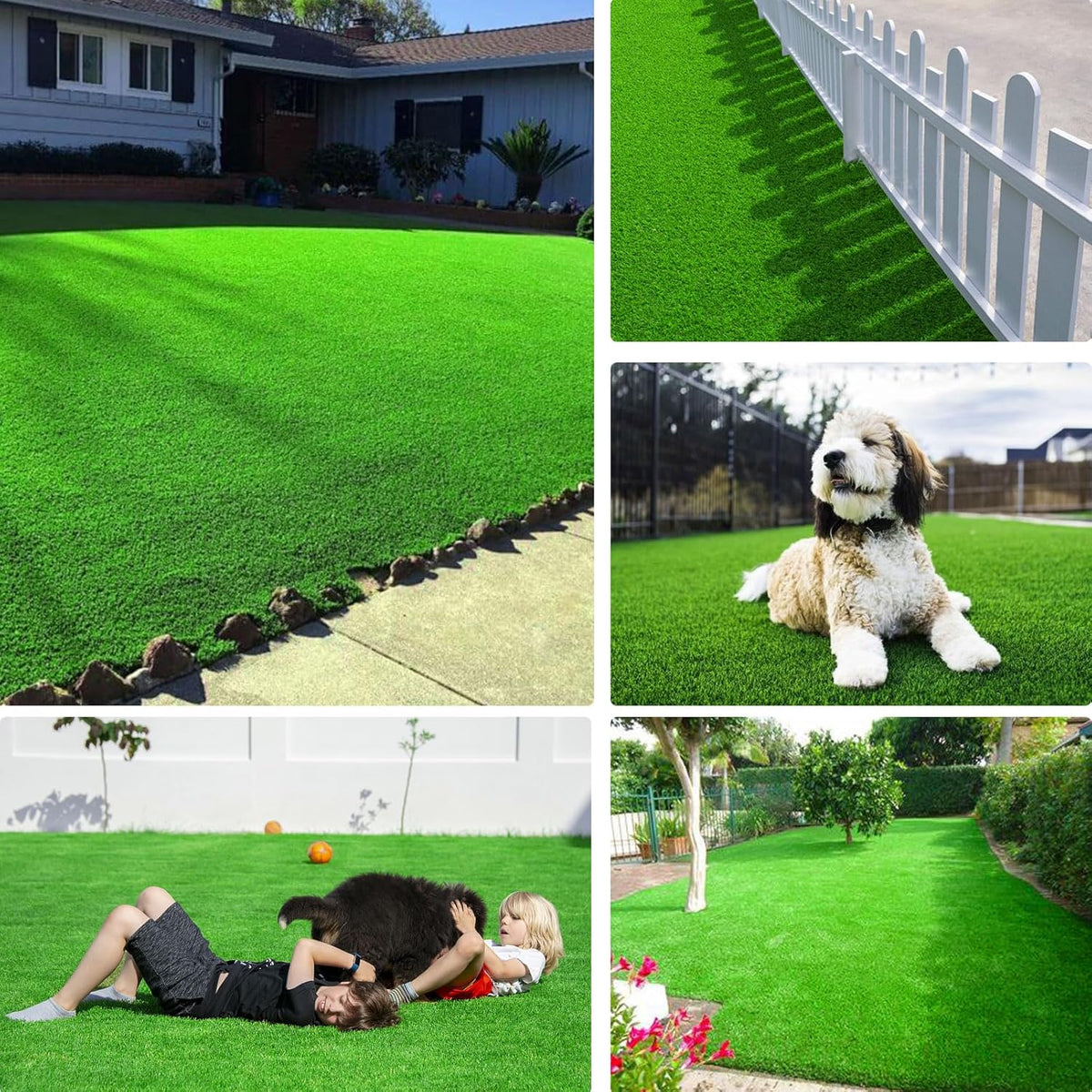 Artificial Grass Turf 4 Feet x 7 Feet (28 Square ft) Fake Grass Rug