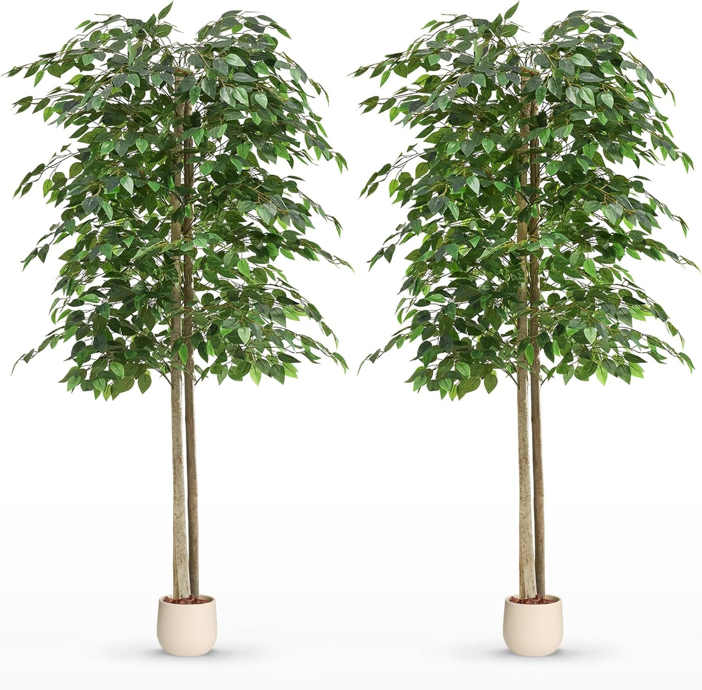 5ft Artificial Bamboo Tree - Indoor Faux Plant | Plastic Construction, 150 cm Height, 45 cm Width, 3 kg Weight, Black Pot Included, Foldable Canes, 15 Tips