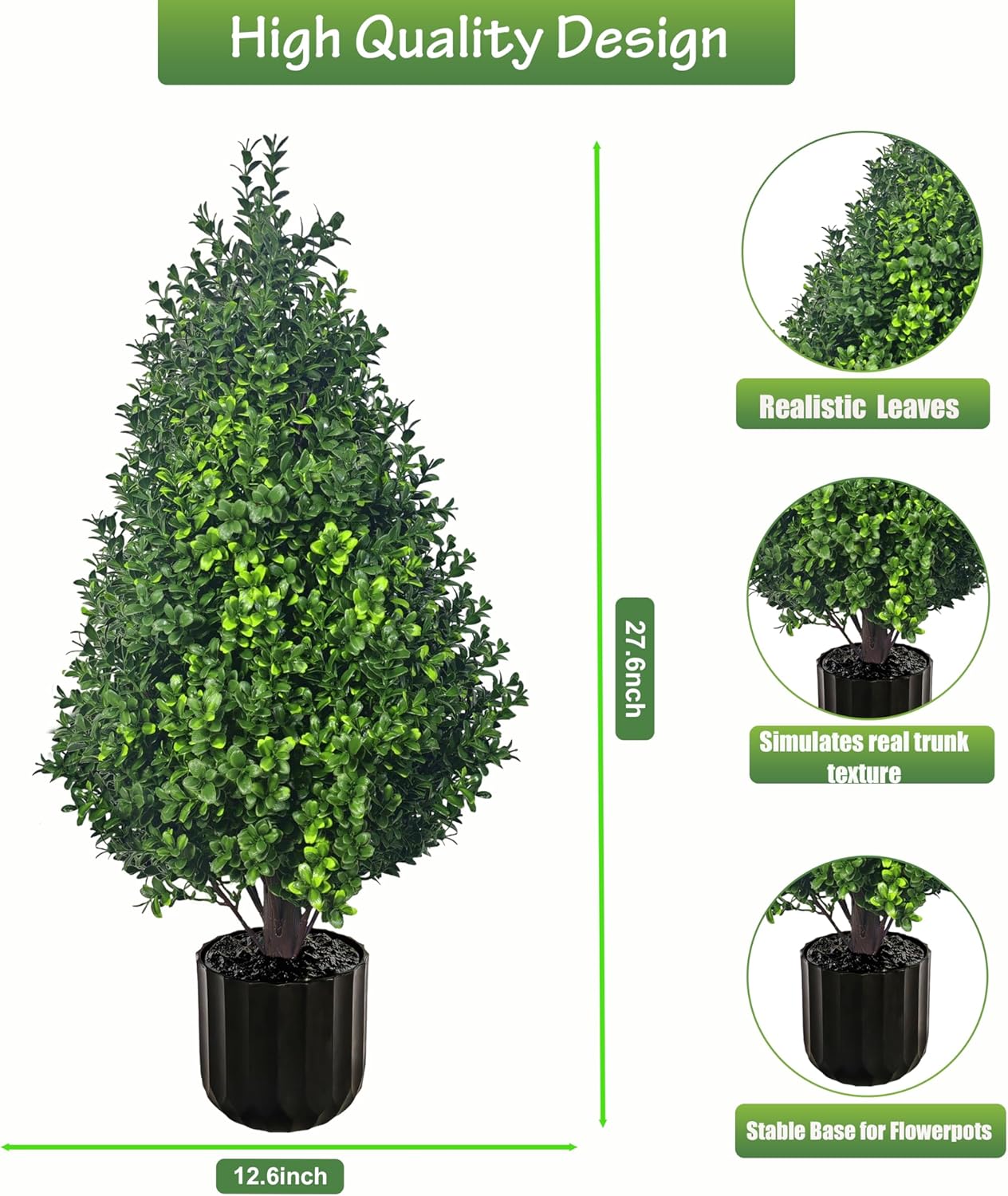 3.7FT Artificial Bougainvillea Tree Indoor Outdoor,Faux Silk Floral Tree Bougainvillea Potted Plant with Flowers Realistic Wood Trunk, Tall Faux Flowering Tree for Front Porch Home Garden Patio