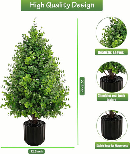3.7FT Artificial Bougainvillea Tree Indoor Outdoor,Faux Silk Floral Tree Bougainvillea Potted Plant with Flowers Realistic Wood Trunk, Tall Faux Flowering Tree for Front Porch Home Garden Patio