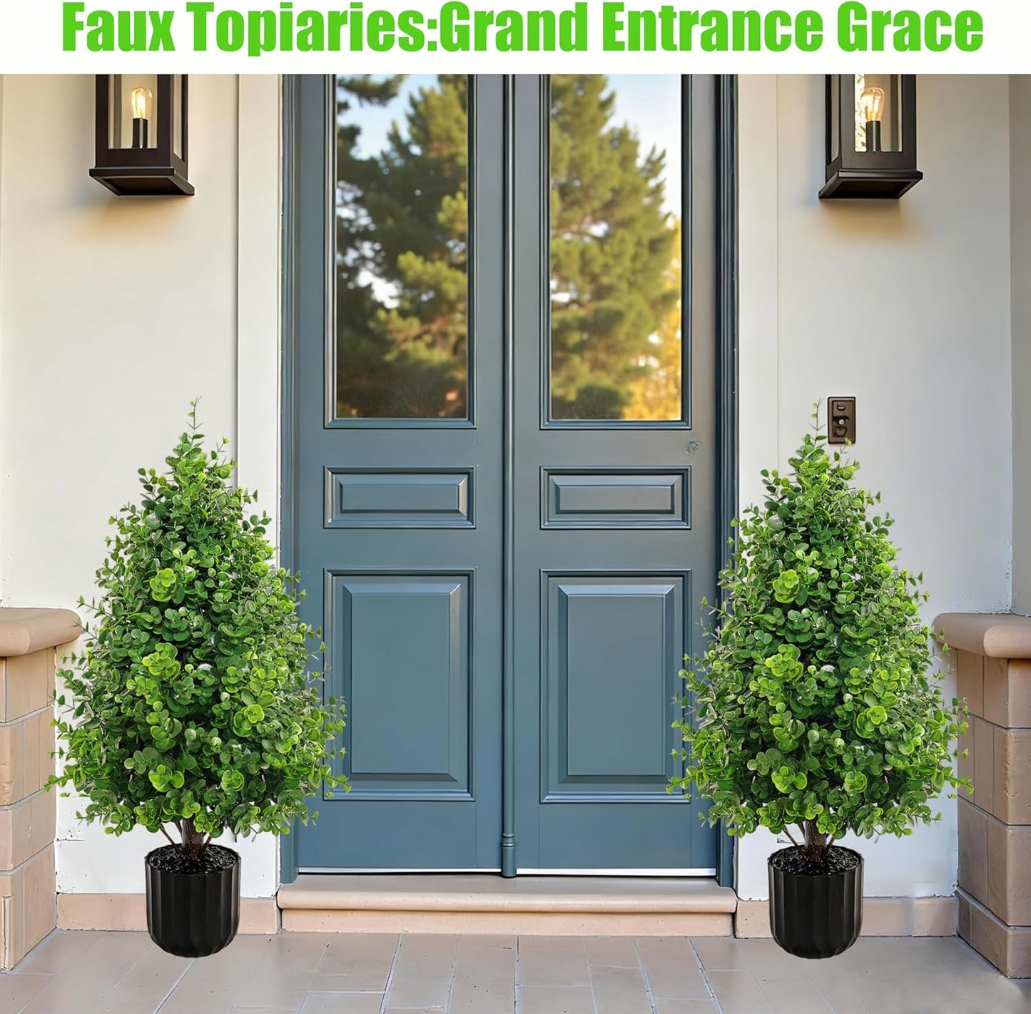 3.7FT Artificial Bougainvillea Tree Indoor Outdoor,Faux Silk Floral Tree Bougainvillea Potted Plant with Flowers Realistic Wood Trunk, Tall Faux Flowering Tree for Front Porch Home Garden Patio