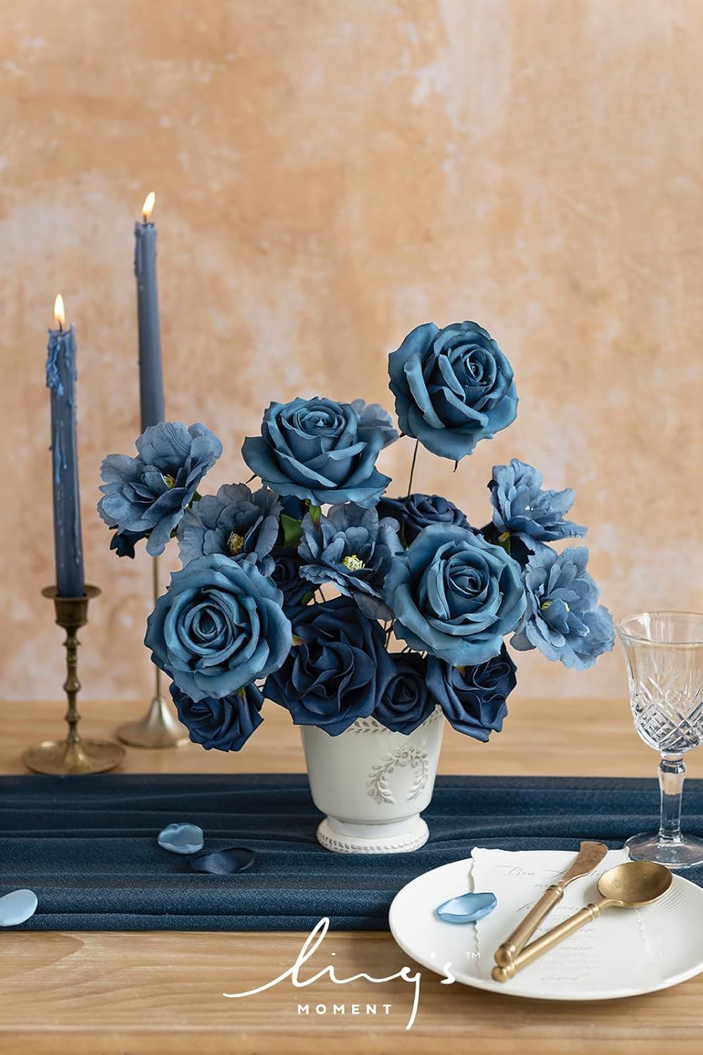 Artificial Flowers Fake Roses Faux Peony Foam Gardenia White | Foam Flower, Real Touch Filler Flower, Indoor Outdoor Decor, Table Centerpieces, Wedding Bouquets, Floral Arrangments, 23pcs