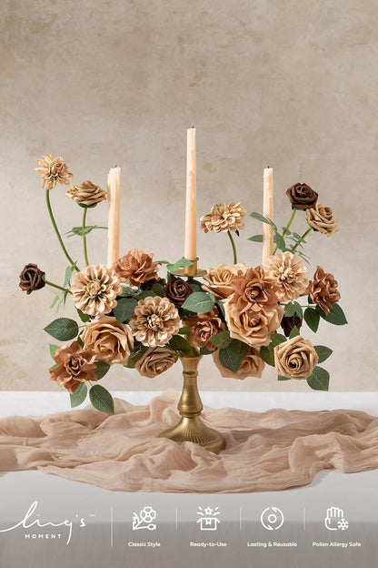 Artificial Flowers Fake Roses Faux Peony Foam Gardenia White | Foam Flower, Real Touch Filler Flower, Indoor Outdoor Decor, Table Centerpieces, Wedding Bouquets, Floral Arrangments, 23pcs