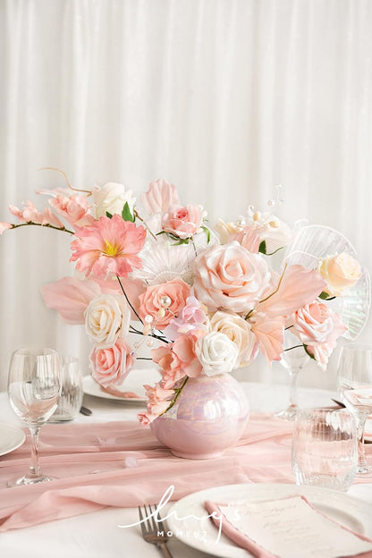 Artificial Flowers Fake Roses Faux Peony Foam Gardenia White | Foam Flower, Real Touch Filler Flower, Indoor Outdoor Decor, Table Centerpieces, Wedding Bouquets, Floral Arrangments, 23pcs